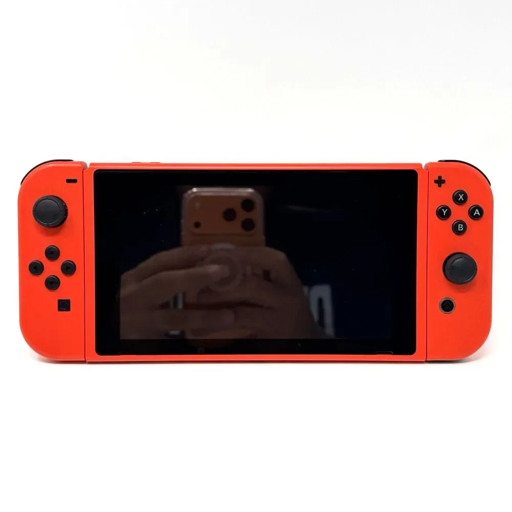 Nintendo Switch Mario Red Edition Console Red Joy Con Gaming System